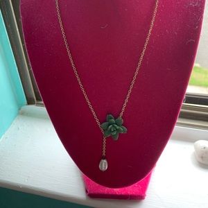 Succulent necklace